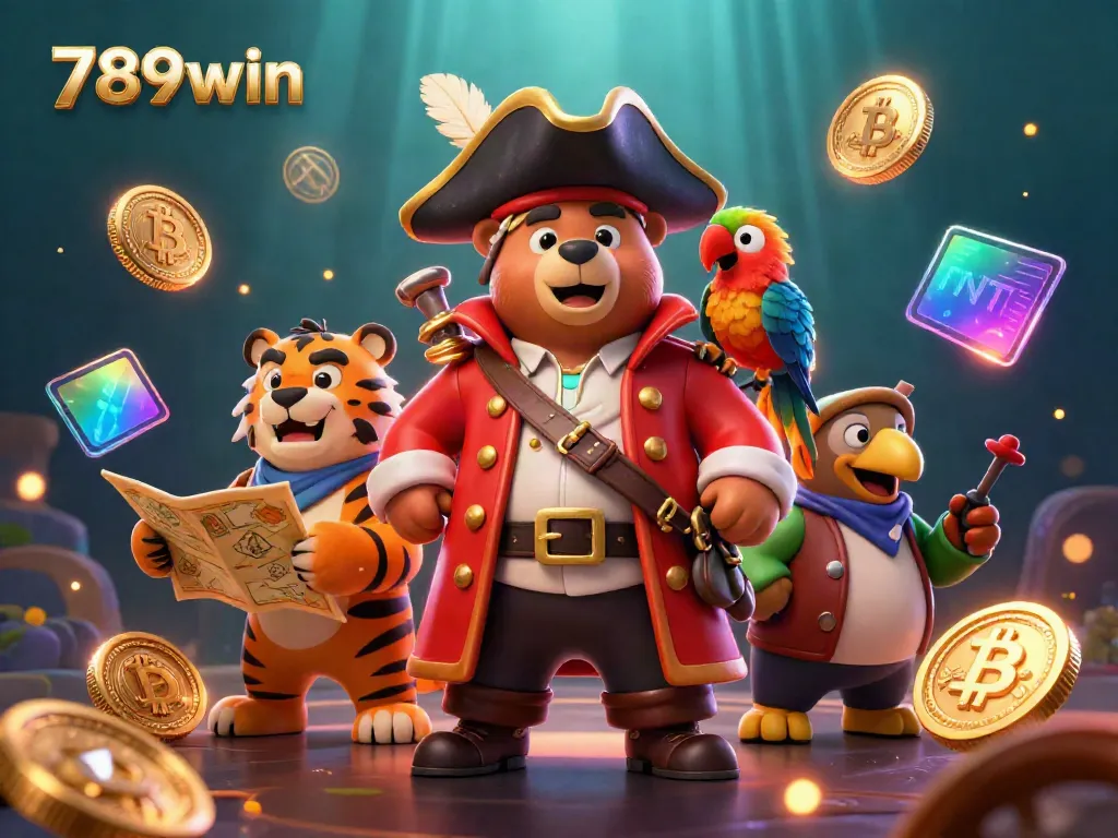 Engage in thrilling adventures at 789win with our pirate-themed casino illustration.
