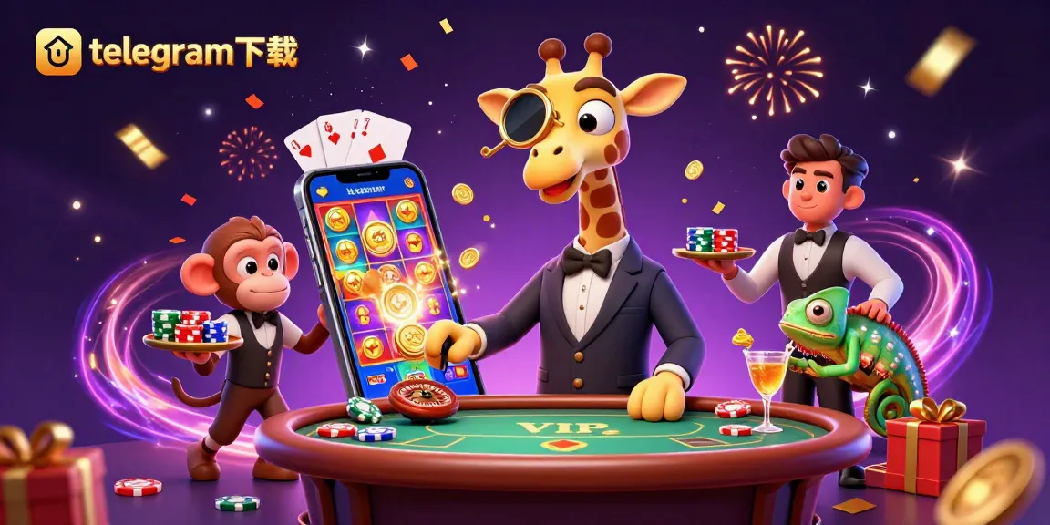 在充满活力的3D赌场场景中体验使用telegram下载的赌博刺激。