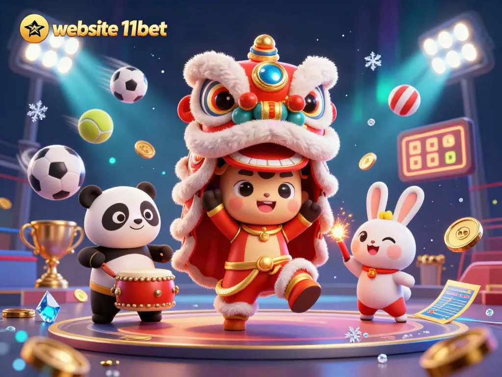 Bet on the exciting games featured on website 11bet with dynamic casino elements and colorful characters.