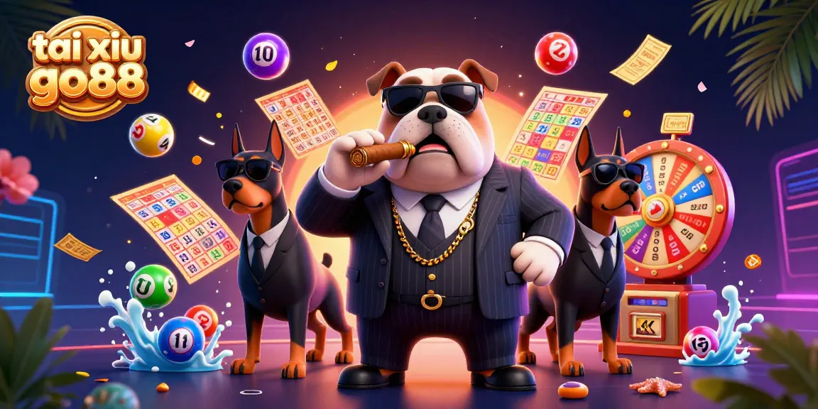 Engage with tai xiu go88 through an exciting 3D casino scene featuring dynamic lottery elements.