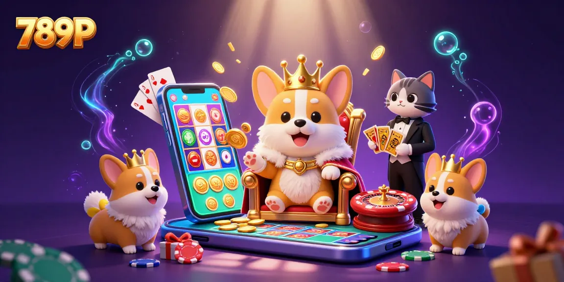Experience thrilling gameplay with 789P as the royal corgi rules the casino scene