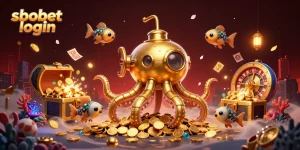 Experience sbobet login with vibrant promos and sports betting under a golden kraken submarine.