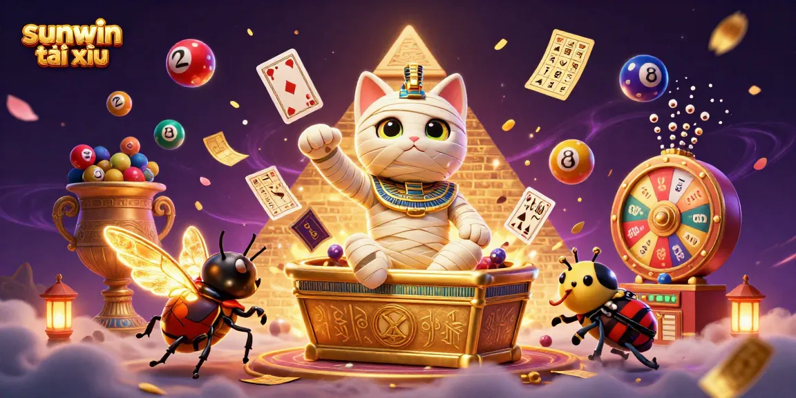 Engage in sunwin tài xỉu with a vibrant 3D casino scene filled with energy and excitement.
